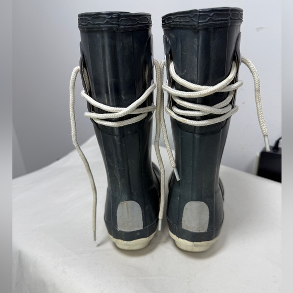 Hunter Kids Youth Tall Ackley Rain Boots Size 11M 12F - Picture 4 of 15